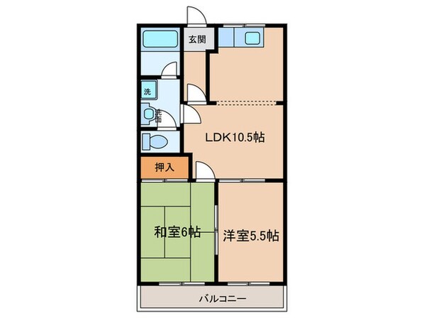 アニバーサリーⅠ番館の物件間取画像